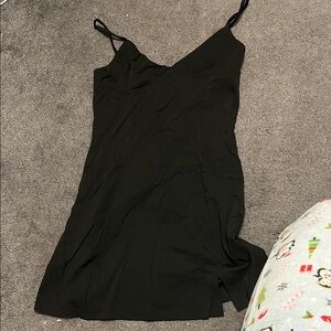 Elegant Black Slip Dress